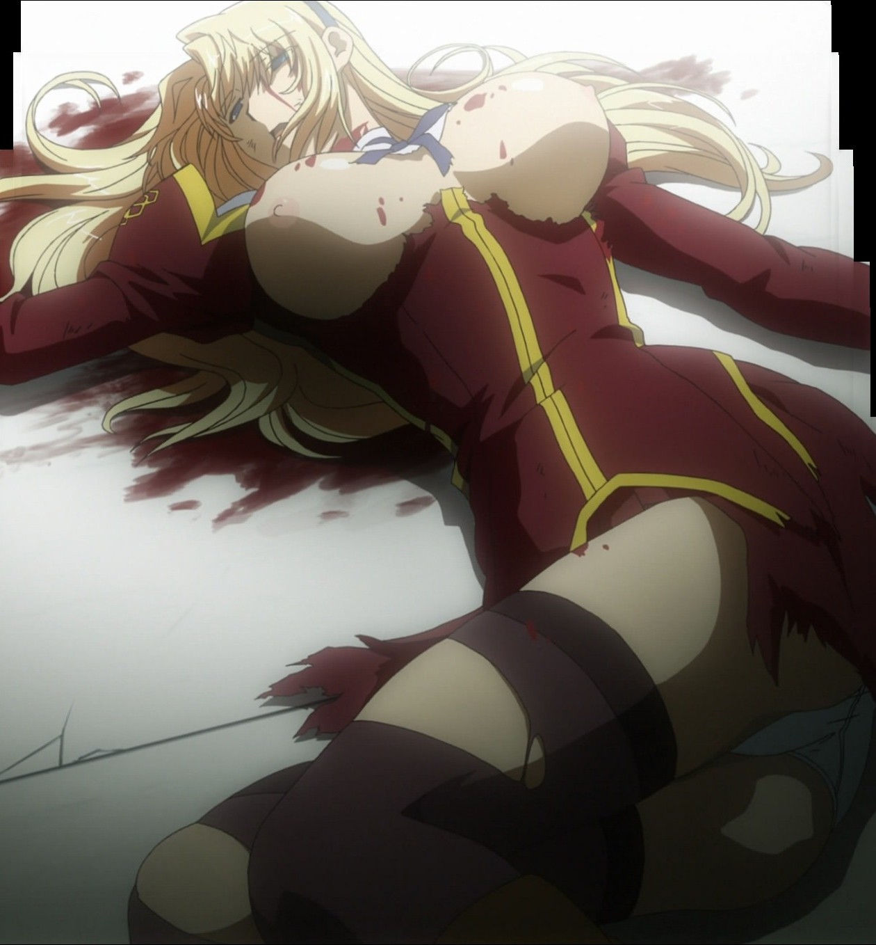 Freezing anime fanservice